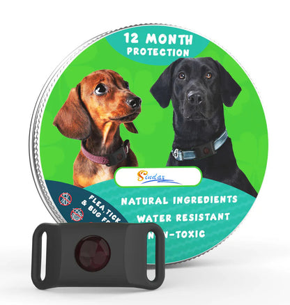 PawShield - 12 Months All Natural Flea and Tick Tags for Dogs